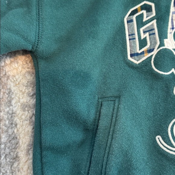 GAP Dark Green Kids Hoodie with Mickey Print - Picture 2 of 5